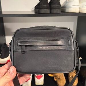 NWT Saint Laurent (YSL) CAMP SMALL CAMERA BAG IN ECONYL® AND LAMBSKIN